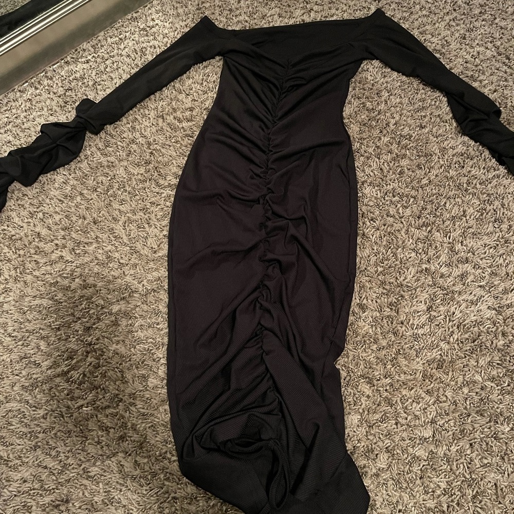 Maxi BODYCON DRESS - Picture 2 of 2